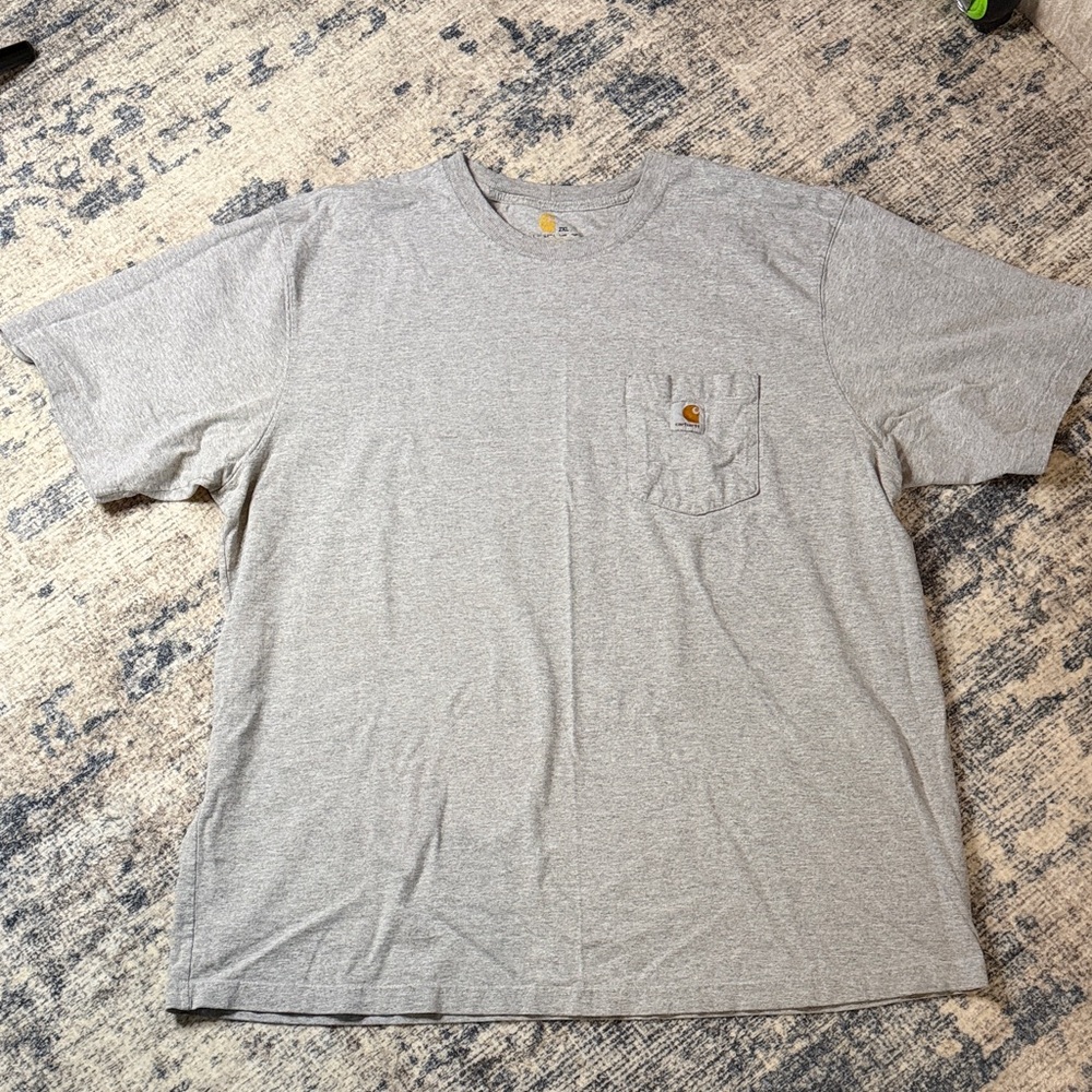 Carhartt Men's Heather Gray Short Sleeve Tee